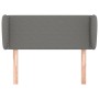 Cabecero de tela gris oscuro 103x23x78/88 cm de vidaXL, Cabeceros y pies de cama - Ref: Foro24-3116995, Precio: 49,13 €, Desc...
