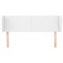 Cabecero de cuero sintético blanco 147x23x78/88 cm de vidaXL, Cabeceros y pies de cama - Ref: Foro24-3116955, Precio: 71,43 €...