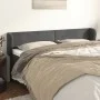 Kopfteil aus dunkelgrauem Samt, 183 x 23 x 78/88 cm von vidaXL, Kopf- und Fußteile - Ref: Foro24-3116925, Preis: 67,80 €, Rab...