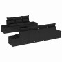 Conjunto de sofá de jardín 8 pcs Negro ratán sintético en Sofás de exterior | Comprar online en Foru.es