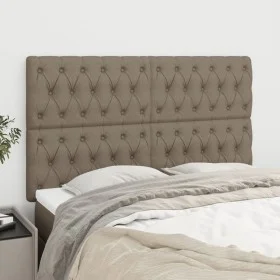 Kopfteile 4 Einheiten aus taupegrauem Stoff 80x7x78/88 cm von vidaXL, Kopf- und Fußteile - Ref: Foro24-3116678, Preis: 152,48...