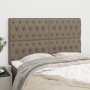 Cabeceros 4 unidades de tela gris taupe 80x7x78/88 cm de vidaXL, Cabeceros y pies de cama - Ref: Foro24-3116678, Precio: 154,...