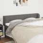 Dark gray fabric headboard 183x23x78/88 cm by vidaXL, Headboards and footboards - Ref: Foro24-3117159, Price: 84,54 €, Discou...