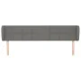 Dark gray fabric headboard 183x23x78/88 cm by vidaXL, Headboards and footboards - Ref: Foro24-3117159, Price: 84,54 €, Discou...