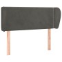 Cabecero de terciopelo gris oscuro 103x23x78/88 cm de vidaXL, Cabeceros y pies de cama - Ref: Foro24-3117047, Precio: 45,38 €...