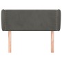 Cabecero de terciopelo gris oscuro 103x23x78/88 cm de vidaXL, Cabeceros y pies de cama - Ref: Foro24-3117047, Precio: 45,38 €...