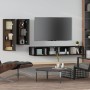 Set de muebles para TV 4 piezas madera contrachapada negro de vidaXL, Muebles TV - Ref: Foro24-3114631, Precio: 201,27 €, Des...