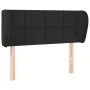 Kopfteil aus schwarzem Samt, 83 x 23 x 78/88 cm von vidaXL, Kopf- und Fußteile - Ref: Foro24-3117176, Preis: 45,52 €, Rabatt: %