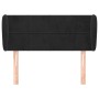 Cabecero de terciopelo negro 83x23x78/88 cm de vidaXL, Cabeceros y pies de cama - Ref: Foro24-3117176, Precio: 47,55 €, Descu...