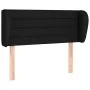 Black fabric headboard 83x23x78/88 cm by vidaXL, Headboards and footboards - Ref: Foro24-3117260, Price: 54,47 €, Discount: %