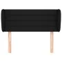 Black fabric headboard 83x23x78/88 cm by vidaXL, Headboards and footboards - Ref: Foro24-3117260, Price: 54,47 €, Discount: %