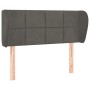 Cabecero de terciopelo gris oscuro 93x23x78/88 cm de vidaXL, Cabeceros y pies de cama - Ref: Foro24-3117181, Precio: 57,17 €,...