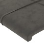 Cabecero de terciopelo gris oscuro 93x23x78/88 cm de vidaXL, Cabeceros y pies de cama - Ref: Foro24-3117181, Precio: 57,17 €,...