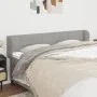Light gray fabric headboard 203x23x78/88 cm by vidaXL, Headboards and footboards - Ref: Foro24-3117166, Price: 73,65 €, Disco...