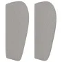 Light gray fabric headboard 203x23x78/88 cm by vidaXL, Headboards and footboards - Ref: Foro24-3117166, Price: 73,65 €, Disco...