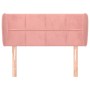 Cabecero de terciopelo rosa 103x23x78/88 cm de vidaXL, Cabeceros y pies de cama - Ref: Foro24-3117191, Precio: 52,57 €, Descu...