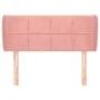Cabecero de terciopelo rosa 103x23x78/88 cm de vidaXL, Cabeceros y pies de cama - Ref: Foro24-3117191, Precio: 51,29 €, Descu...