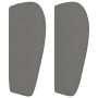 Cabecero de tela gris oscuro 203x23x78/88 cm de vidaXL, Cabeceros y pies de cama - Ref: Foro24-3117027, Precio: 65,76 €, Desc...