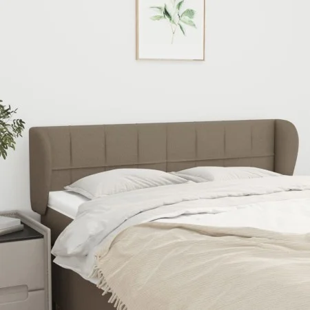 Taupe gray fabric headboard 147x23x78/88 cm by vidaXL, Headboards and footboards - Ref: Foro24-3117146, Price: 69,49 €, Disco...