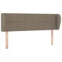 Taupe gray fabric headboard 147x23x78/88 cm by vidaXL, Headboards and footboards - Ref: Foro24-3117146, Price: 69,49 €, Disco...