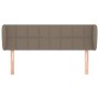 Cabecero de tela gris taupe 147x23x78/88 cm de vidaXL, Cabeceros y pies de cama - Ref: Foro24-3117146, Precio: 58,56 €, Descu...