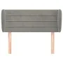 Hellgraues Samtkopfteil 93x23x78/88 cm von vidaXL, Kopf- und Fußteile - Ref: Foro24-3117320, Preis: 48,30 €, Rabatt: %