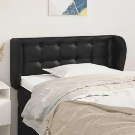 Black synthetic leather headboard 83x23x78/88 cm by vidaXL, Headboards and footboards - Ref: Foro24-3117216, Price: 42,81 €, ...