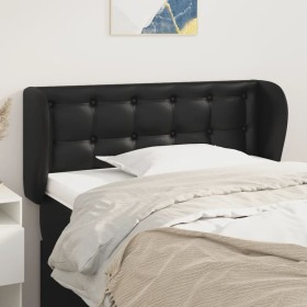 Cabecero de cuero sintético negro 83x23x78/88 cm de vidaXL, Cabeceros y pies de cama - Ref: Foro24-3117216, Precio: 42,83 €, ...