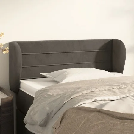 Dark gray velvet headboard 83x23x78/88 cm by vidaXL, Headboards and footboards - Ref: Foro24-3117315, Price: 43,79 €, Discoun...