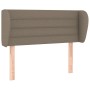 Cabecero de tela gris taupe 93x23x78/88 cm de vidaXL, Cabeceros y pies de cama - Ref: Foro24-3117270, Precio: 49,10 €, Descue...