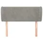 Light gray velvet headboard 103x23x78/88 cm by vidaXL, Headboards and footboards - Ref: Foro24-3117046, Price: 47,66 €, Disco...