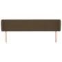 Cabecero de tela marrón oscuro 183x23x78/88 cm de vidaXL, Cabeceros y pies de cama - Ref: Foro24-3117161, Precio: 73,35 €, De...