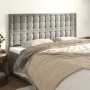 Cabeceros 4 unidades de terciopelo gris claro 90x5x78/88 cm de vidaXL, Cabeceros y pies de cama - Ref: Foro24-3116826, Precio...