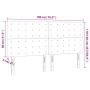 Cabeceros 4 unidades de terciopelo gris claro 90x5x78/88 cm de vidaXL, Cabeceros y pies de cama - Ref: Foro24-3116826, Precio...
