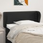 Cabecero de cuero sintético negro 83x23x78/88 cm de vidaXL, Cabeceros y pies de cama - Ref: Foro24-3117076, Precio: 42,30 €, ...
