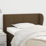 Cabecero de tela marrón oscuro 83x23x78/88 cm de vidaXL, Cabeceros y pies de cama - Ref: Foro24-3117121, Precio: 51,03 €, Des...