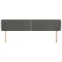 Dark gray velvet headboard 203x23x78/88 cm by vidaXL, Headboards and footboards - Ref: Foro24-3117071, Price: 62,07 €, Discou...