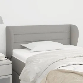Light gray fabric headboard 103x23x78/88 cm by vidaXL, Headboards and footboards - Ref: Foro24-3117274, Price: 48,09 €, Disco...