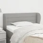 Light gray fabric headboard 103x23x78/88 cm by vidaXL, Headboards and footboards - Ref: Foro24-3117274, Price: 48,09 €, Disco...