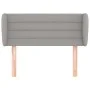Light gray fabric headboard 103x23x78/88 cm by vidaXL, Headboards and footboards - Ref: Foro24-3117274, Price: 48,09 €, Disco...