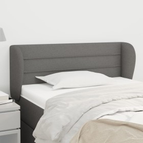Cabecero de tela gris oscuro 83x23x78/88 cm de vidaXL, Cabeceros y pies de cama - Ref: Foro24-3117259, Precio: 54,89 €, Descu...