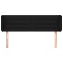 Cabecero de tela negro 147x23x78/88 cm de vidaXL, Cabeceros y pies de cama - Ref: Foro24-3117284, Precio: 80,95 €, Descuento: %