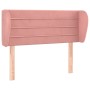 Cabecero de terciopelo rosa 83x23x78/88 cm de vidaXL, Cabeceros y pies de cama - Ref: Foro24-3117319, Precio: 40,14 €, Descue...