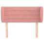 Cabecero de terciopelo rosa 83x23x78/88 cm de vidaXL, Cabeceros y pies de cama - Ref: Foro24-3117319, Precio: 40,14 €, Descue...