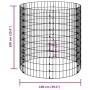 Compostador de jardín acero galvanizado Ø100x100 cm de vidaXL, Compostadores - Ref: Foro24-3115944, Precio: 78,26 €, Descuent...