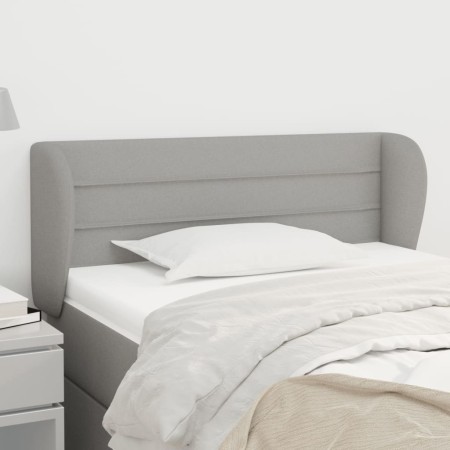 Cabecero de tela gris claro 93x23x78/88 cm de vidaXL, Cabeceros y pies de cama - Ref: Foro24-3117266, Precio: 57,78 €, Descue...