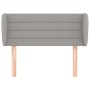 Cabecero de tela gris claro 93x23x78/88 cm de vidaXL, Cabeceros y pies de cama - Ref: Foro24-3117266, Precio: 57,78 €, Descue...