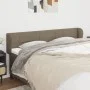 Cabecero de tela gris taupe 183x23x78/88 cm de vidaXL, Cabeceros y pies de cama - Ref: Foro24-3117162, Precio: 66,28 €, Descu...