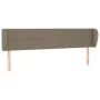 Cabecero de tela gris taupe 183x23x78/88 cm de vidaXL, Cabeceros y pies de cama - Ref: Foro24-3117162, Precio: 66,28 €, Descu...