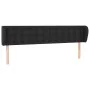 Cabecero de cuero sintético negro 183x23x78/88 cm de vidaXL, Cabeceros y pies de cama - Ref: Foro24-3117246, Precio: 64,09 €,...